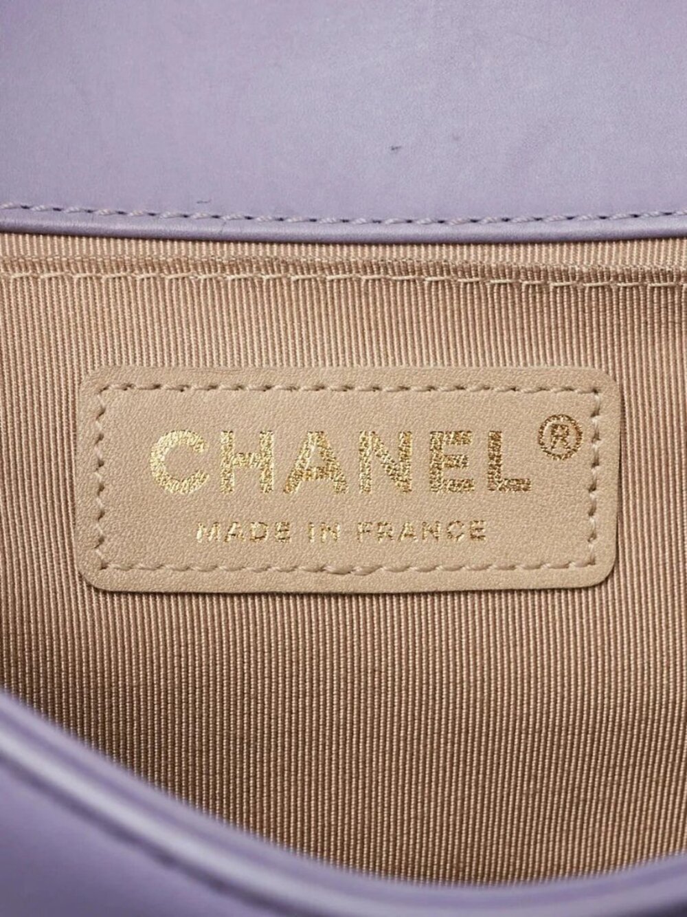 Chanel Purple Woven Lambskin Leather Paris-Versailles Small Boy Bag - Picture 7 of 10